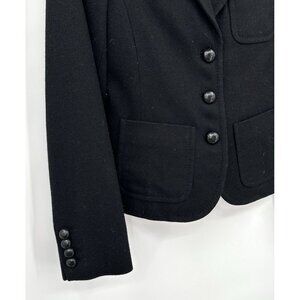 SOLD 100% wool black 4 preppy academic collegiate classic tweed